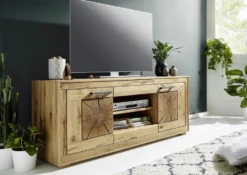 TV Board 150cm 'Danzig' Wildeiche geölt