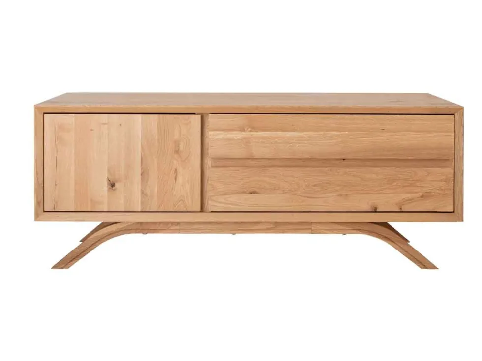 TV Board 120cm 'San Diego' Wildeiche geölt massiv