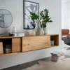 TV Board hängend oder stehend 170cm 'Prag' Wildeiche geölt WZ-0546