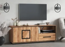 TV Board 1 Schubkasten 145x54cm 