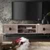 TV Board 180x50cm 'Asia' Mango white wash