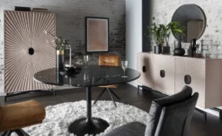 TV Board 180x50cm 'Asia' Mango white wash