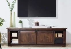 TV Board 160x50cm 'Bayamo' Mango & Eisen