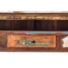 TV Board 170x50cm 'Hawkins' recyceltes Altholz mehrfarbig lackiert 3 Schubkästen