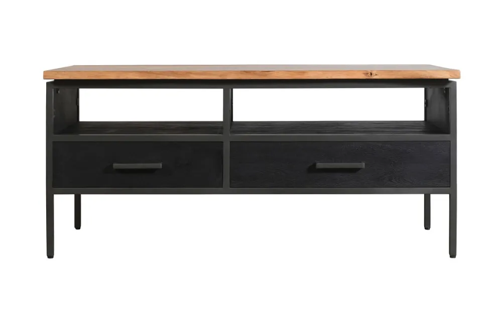 TV Board 127x58cm "Kuba" Akazie mit Baumkante