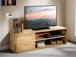 TV Board 149x47cm "Messina" Wildeiche massiv AV