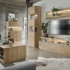 TV Board 130x56cm 'München' Wildeiche geölt