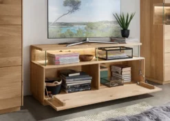 TV Board 130x56cm 'Monza' Wildeiche geölt