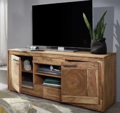 TV Board 150x63cm "Rio" Sheesham massiv