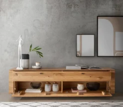 TV Board 179x47cm "Savona" Wildeiche geölt