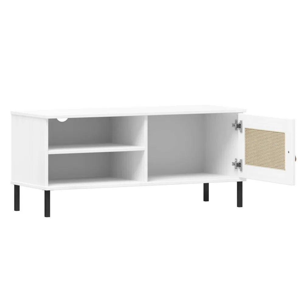 TV Board 105x47cm 'Seattle' Kiefer massiv weiß