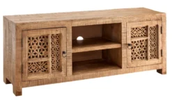TV Board 145x58cm 'Shania' Mangoholz massiv