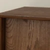 TV Element 200x50cm 'Dubai' Wildeiche Tabacco 2 Türen 1x Holz / 1x Glas