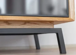 TV Element 160x54cm 'Jannik' Wildeiche massiv