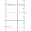 Vitrine 99x198cm "Assuan" Mango & Metall goldfarbig WZ-0462