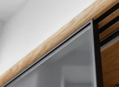Vitrine 100x200cm 'Jannik' Wildeiche massiv
