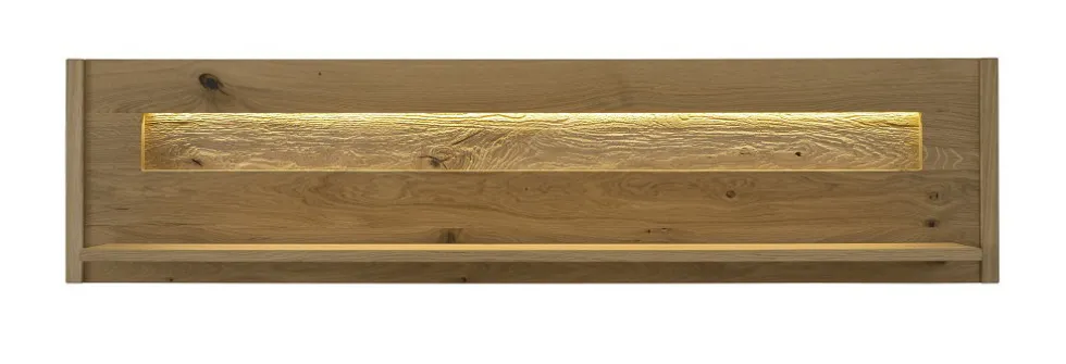Wandboard 155cm 'Monza' Wildeiche geölt