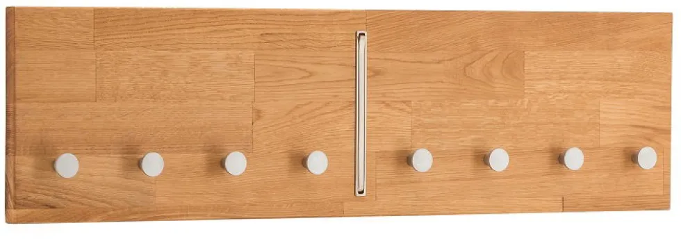 Wandgarderobe 80cm "Stockholm" Wildeiche massiv AV