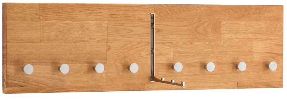 Wandgarderobe 80cm "Stockholm" Wildeiche massiv AV
