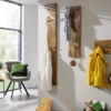 Wandgarderobe 25x150cm 'Forest' Akazie massiv