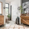 Wandgarderobe 57x200cm 'Lima' Wildeiche massiv