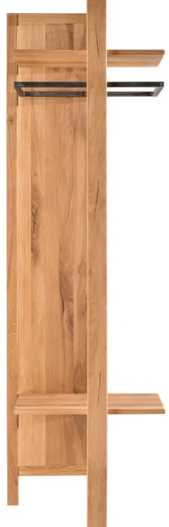 Wandgarderobe 57x200cm 'Lima' Wildeiche massiv