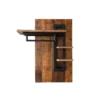 Wandgarderobe 90x110cm 'Metro' Altholz & Eisen
