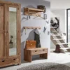 Wandgarderobe 78x118cm 'Oxford' Sheesham massiv