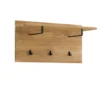 Wandgarderobe 80x41cm "Riga" Wildeiche massiv