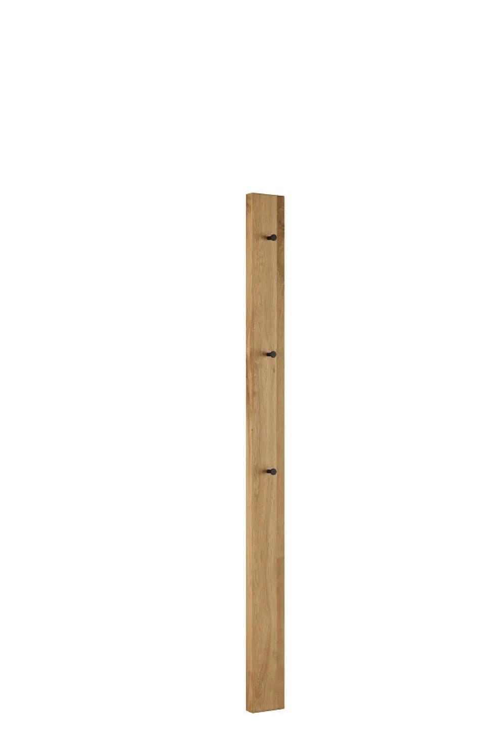 Wandgarderobe 12x163cm "Torino" Wildeiche massiv