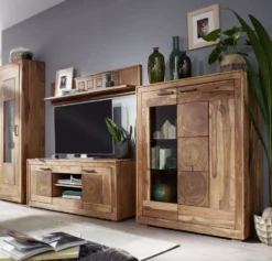 Wandregal 150cm "Rio" Sheesham massiv