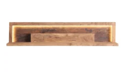 Wandregal inkl.Beleuchtung 118cm 'Hunter' Akazie massiv