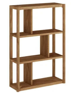 Wandregal 63x90cm 'Scandi' Wildeiche massiv