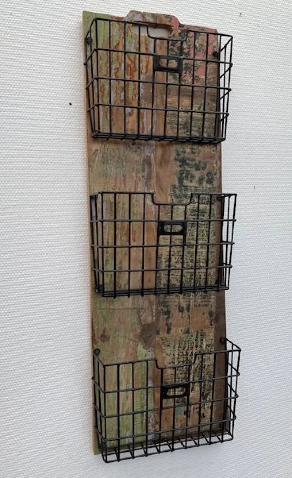 Wandregal 33x90cm "Venezia" Altholz & Eisen