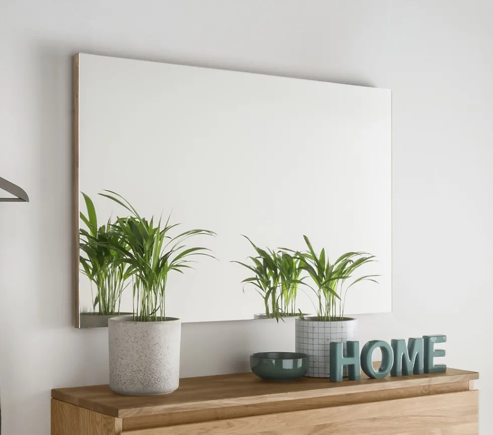 Wandspiegel 150x66cm "Torino" Wildeiche massiv