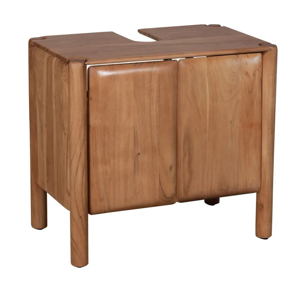 Waschbeckenunterschrank 65x60cm 'Richmond' Akazie massiv