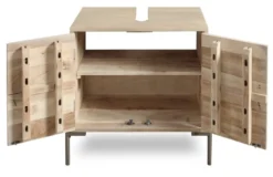 Waschbeckenunterschrank 60x60cm 'Kjoto' Akazie massiv hell