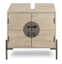 Waschbeckenunterschrank 60x60cm 'Kjoto' Akazie massiv hell