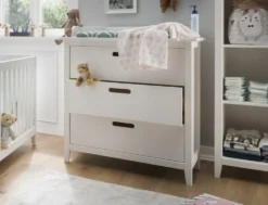 Wickelkommode 91cm mit Aufsatz 